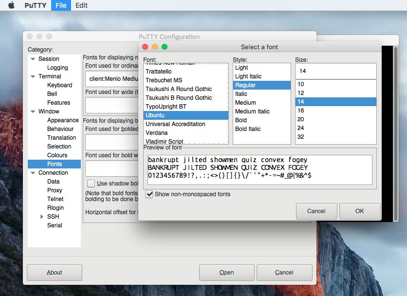 putty ssh client for mac